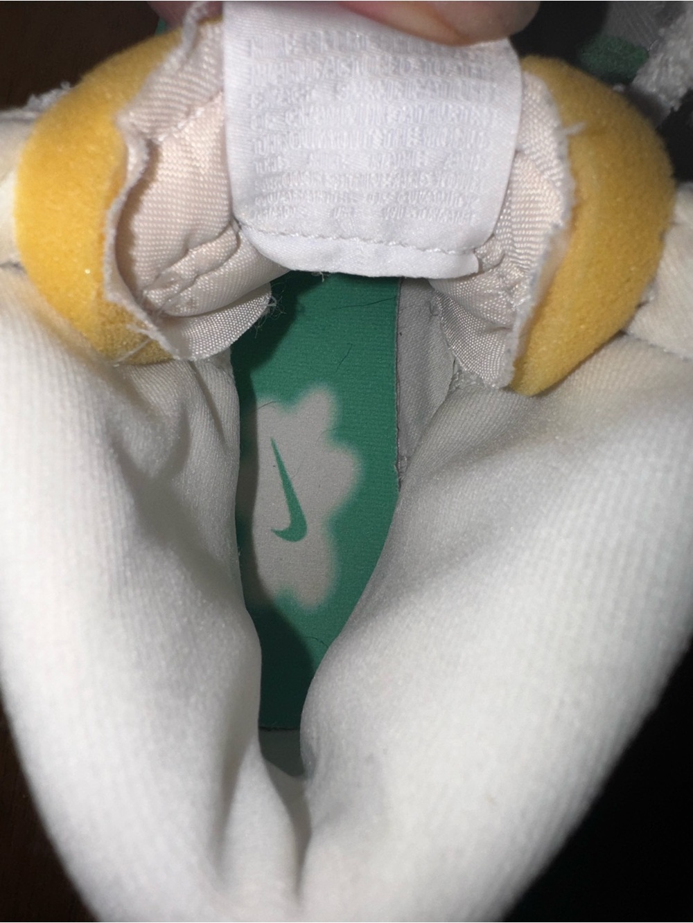Nike Blazer Mid 77 Chenille Swoosh Green Fade Shoe - Picture 5 of 7